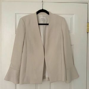 Club Monaco Ivory Blazer with Bell Sleeves